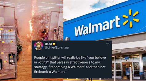 firebomb a walmart.